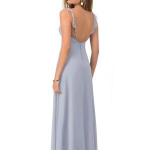 Azazie Everlee Bridesmaid Dress - Dusty Lavender - Size A2 - fits like A4